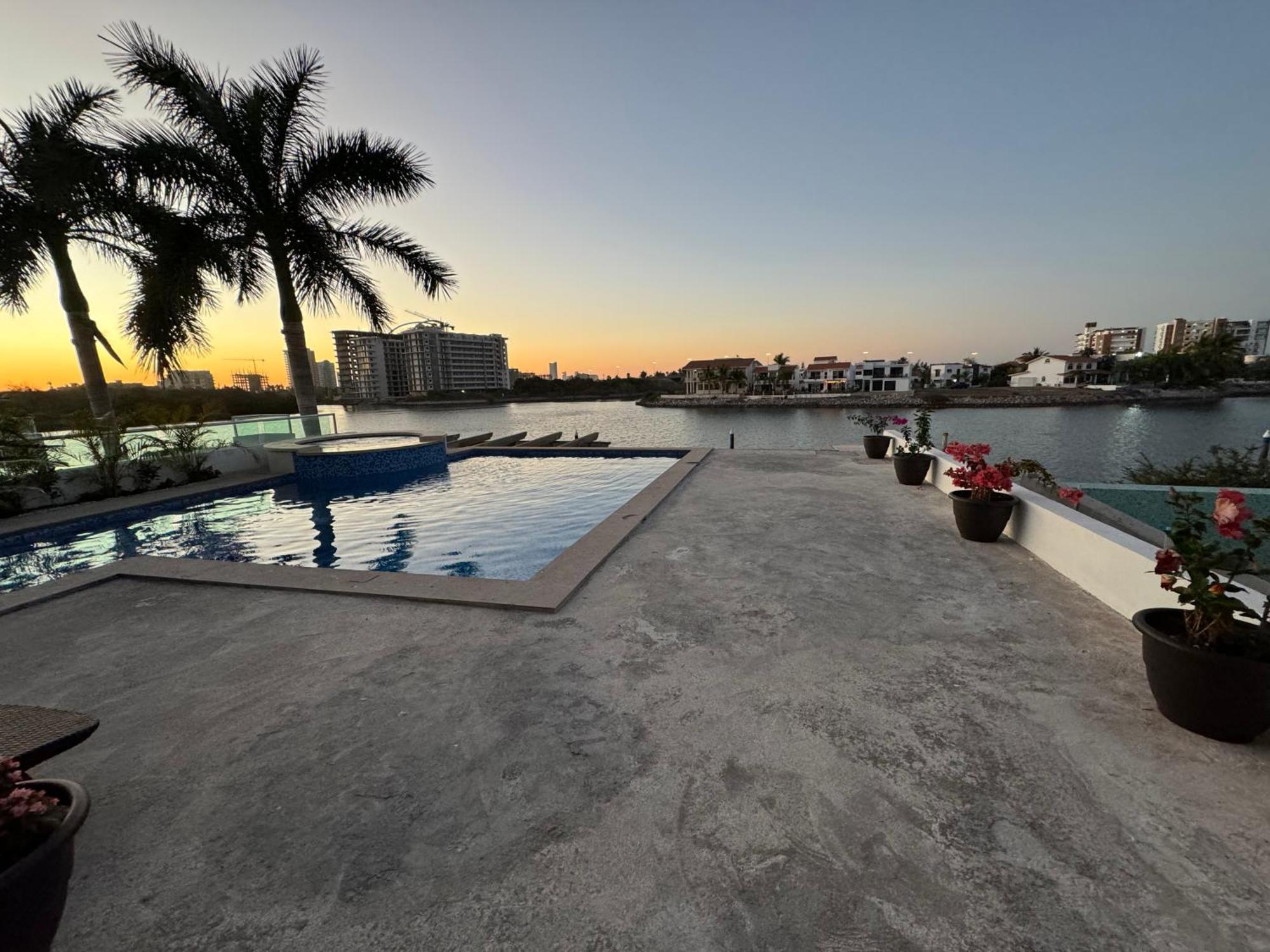 Casa Isla Marina Vista Al Mar 20 Personas Villa Mazatlan Bagian luar foto